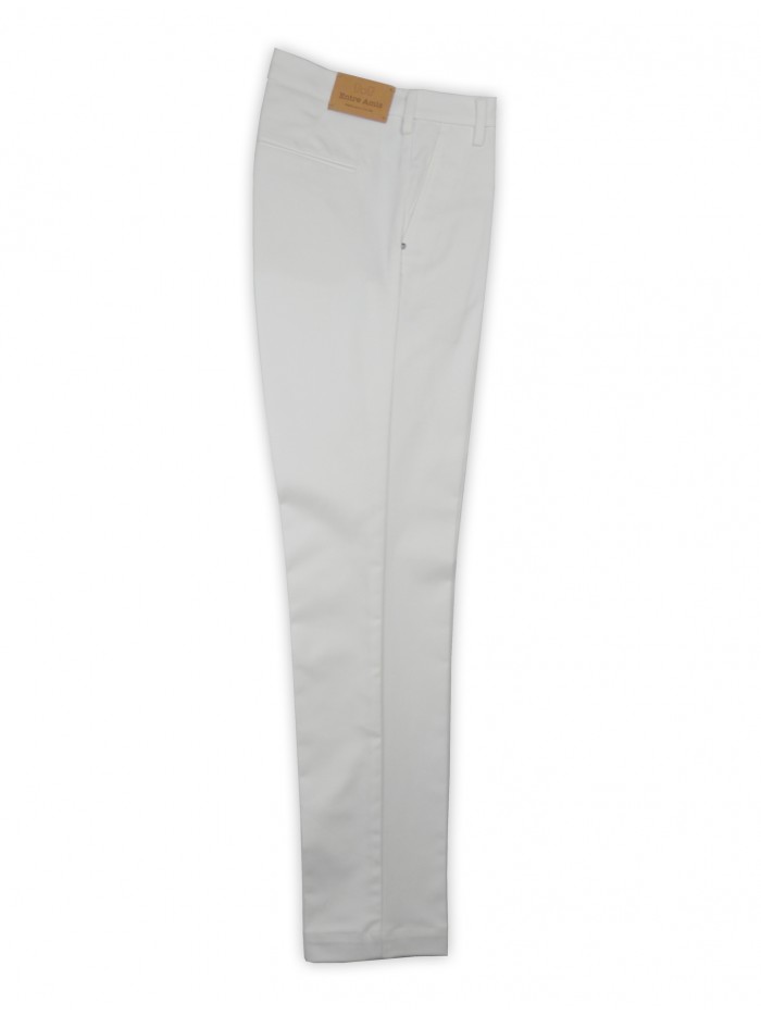 Entre Amis Men's trousers Art. Quisisana White