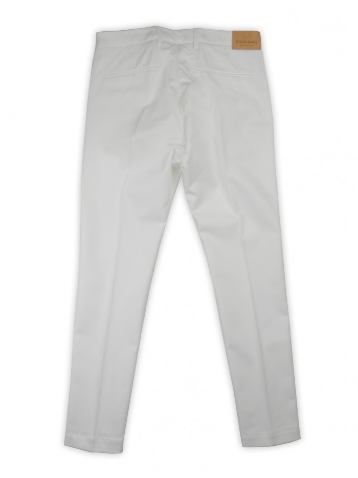 Entre Amis Men's trousers Art. Quisisana White