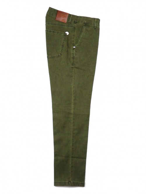 Entre Amis Pantalone uomo Art. TK America Toppa Verde Scuro