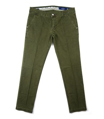 Entre Amis Men's trousers Art. TK America Dark Green Patch