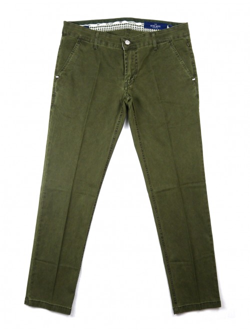 Entre Amis Men's trousers Art. TK America Dark Green Patch Entre Amis Men's trousers Art. TK America Dark Green Patch