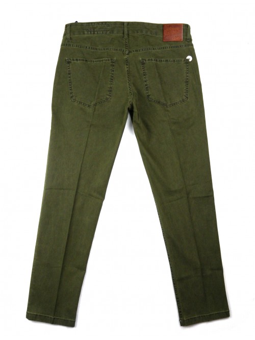 Entre Amis Pantalone uomo Art. TK America Toppa Verde Scuro