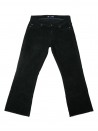 Atelier Cigala's Pantalone Donna Velluto Mod. 119 Bell Bottom Crop Nero
