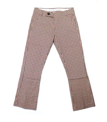 ALYSI Pantalone Donna Chic Micro Check Camel 2