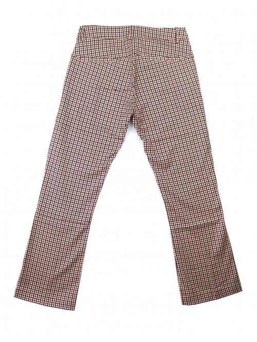 ALYSI Pantalone Donna Chic Micro Check Camel