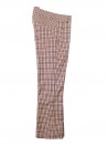 ALYSI Chic Micro Check Camel Women's Trousers