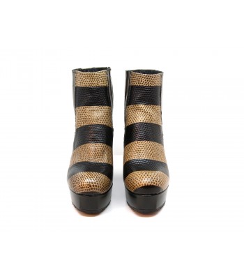Tipe e Tacchi Women Shoes Art. Lizard Col. Turf. Big Black Elastic 2