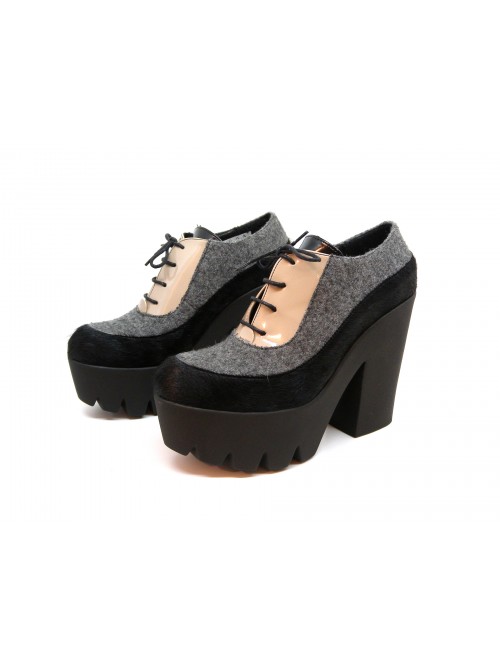 Tipe e Tacchi Women Shoes Art. TT2002 Feltro Cavaliere Tipe e Tacchi Women Shoes Art. TT2002 Feltro Cavaliere