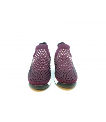 Sneakers Donna Gem Neoprene Strass in tessuto tecnico elasticizzato con multi strass su tomaia e suola in gomma. 2