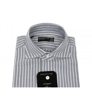 Barba Dandylife Man shirt Mod. Oxford 3926/2 Stripes Gray 2
