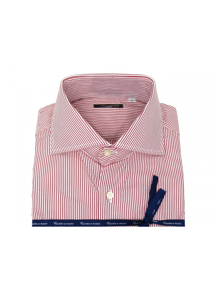 Sartorio Camicia uomo Righe Rosso