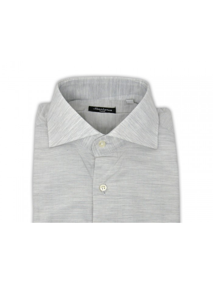 Sartorio Plain Light Gray Men's Shirt
