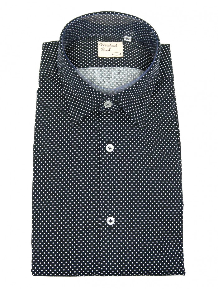Michael Coal Shirt for men Mod. Slim Fit Pois Michael Coal Shirt for men Mod. Slim Fit Pois