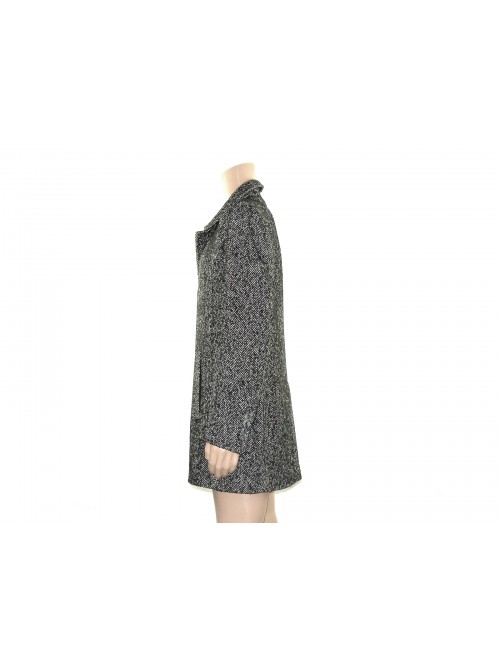 Alfio Gherardi Giaccone Uomo Mod. 381 18505 Spigato Bianco/Nero