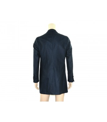 Sartoria Sorrento Giaccone Uomo Mod. Carmac Gessato Blu 2