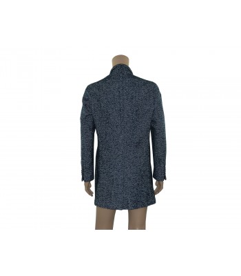 Verdera Giaccone Uomo Mod. Carmac 06 403 Spigato Bianco/Blu 2