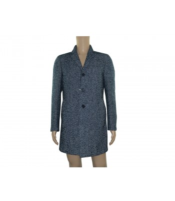 Verdera Cappotto Uomo Mod. Carmac 06 403 Spigato Bianco/Blu