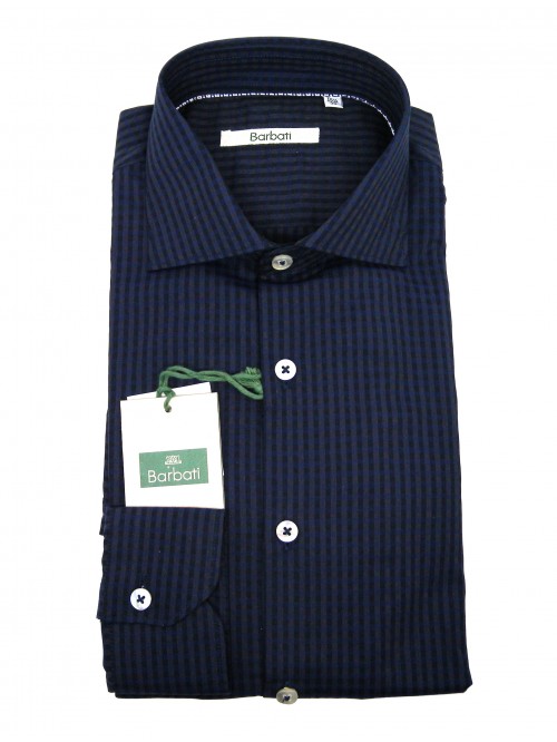 Barbati Man shirt Art. Lavison 34 Micro Squares Barbati Man shirt Art. Lavison 34 Micro Squares