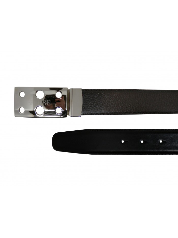 GF Ferrè Men's Belt Double Chrome Rims GF Ferrè Men's Belt Double Chrome Rims