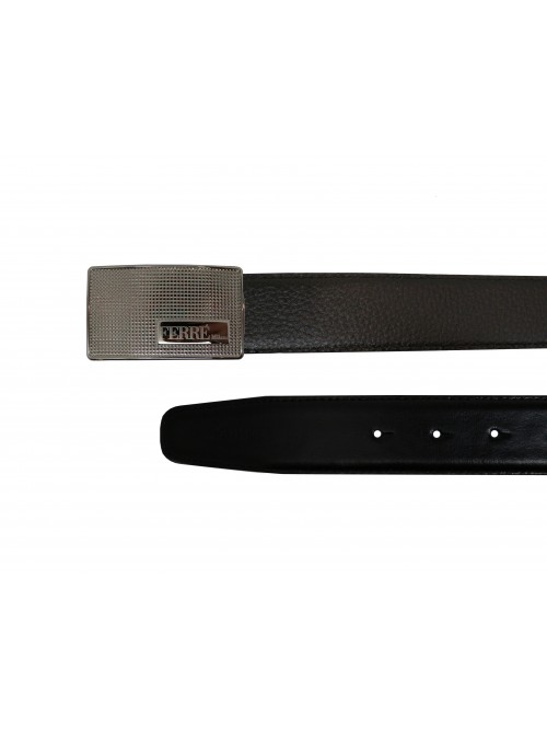 GF Ferrè Man Belt Double Logo Chrome GF Ferrè Man Belt Double Logo Chrome