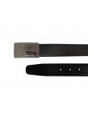GF Ferrè Man Belt Double Logo Chrome