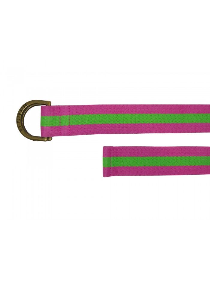 US Polo Assn. Men's Belt Cotton Brass Bands