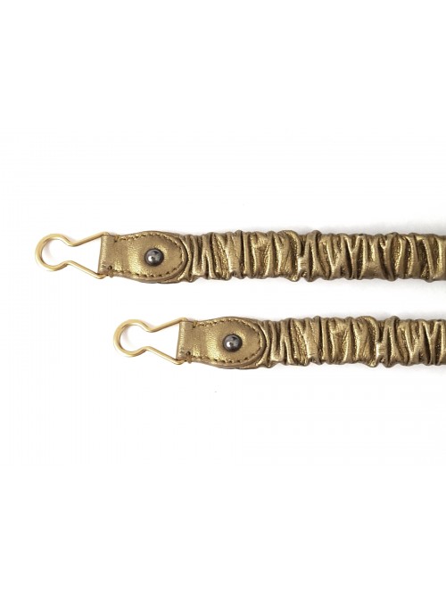Miu Miu Cintura Donna Silk Elastic Bronze Miu Miu Cintura Donna Silk Elastic Bronze