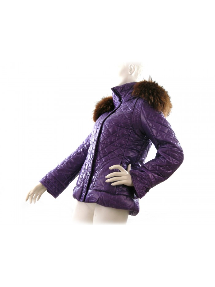 Diana Gallesi Giubbotto Donna Trapuntato Mod. F148R00407 Viola