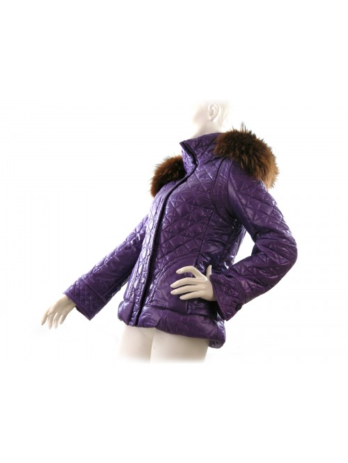 Diana Gallesi Giubbotto Donna Trapuntato Mod. F148R00407 Viola