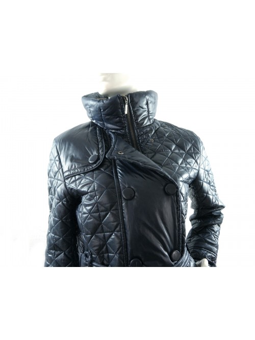 Diana Gallesi Giubbotto Donna Trapuntato Lungo Mod. F149R00407 Blu