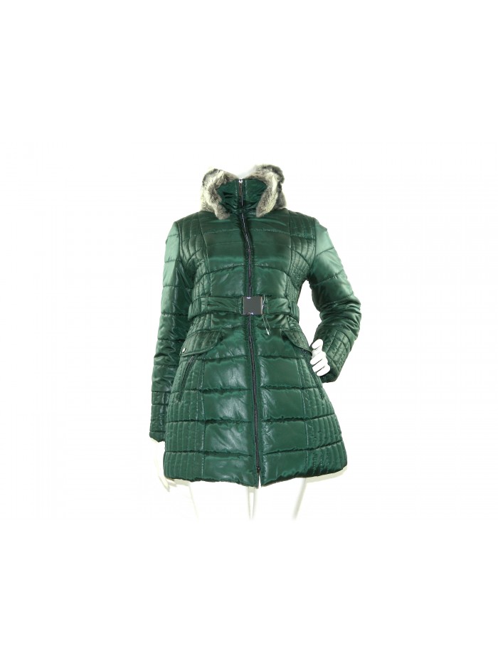 Diana Gallesi Quilted Woman Jacket Mod. F152R00339 Green Diana Gallesi Quilted Woman Jacket Mod. F152R00339 Green