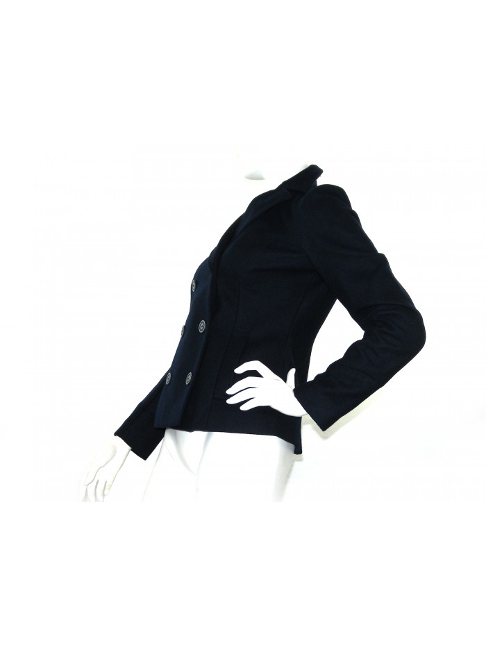 Ganesh Woman Jacket Art. Melton 370 Navy Blue