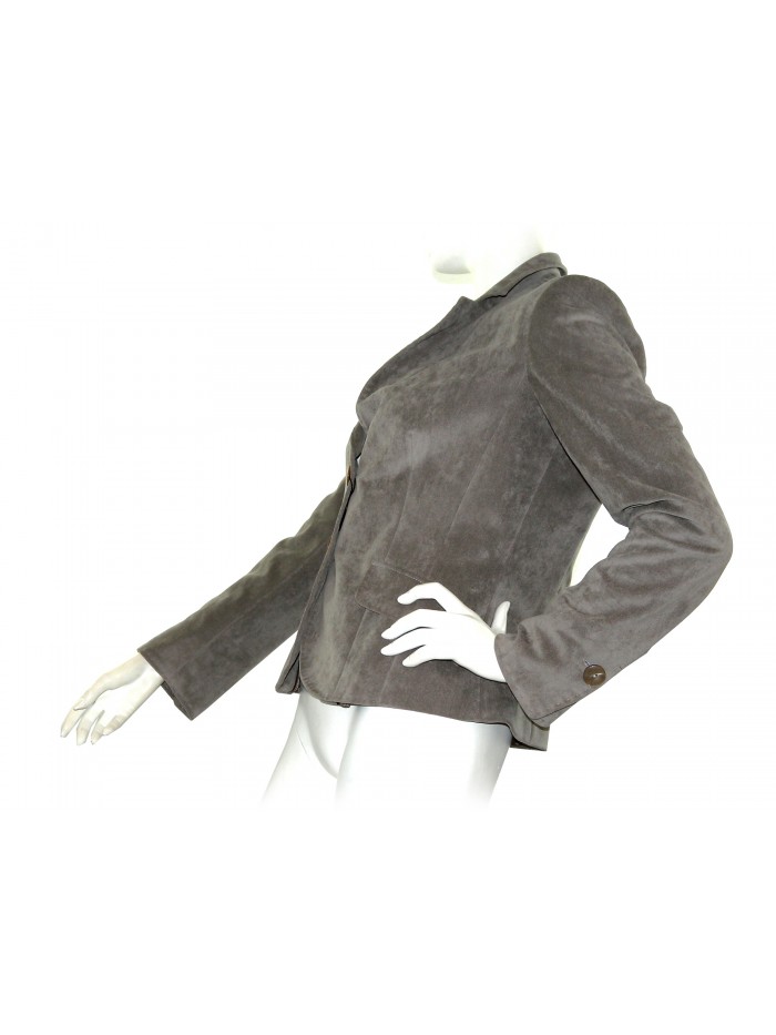 Diana Gallesi Woman Jacket Mod. Q806R0068412 Tortora