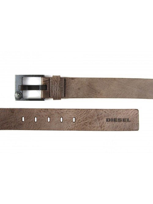 Bausy Service Unisex belt, burnished metal buckle with antique logo.