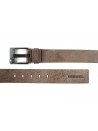 Bausy Service Unisex belt, burnished metal buckle with antique logo.
