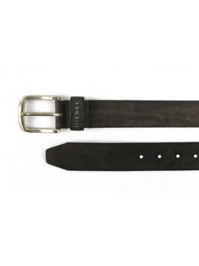 Cintura Unisex Bubi 00CX54 Extra Touch, fibbia metallo antichizzato logo pressofuso su metallo interno passante.