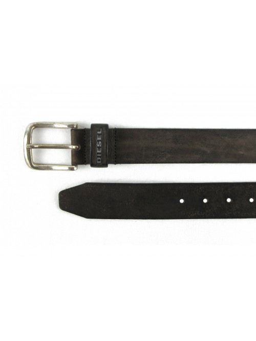 Cintura Unisex Bubi 00CX54 Extra Touch, fibbia metallo antichizzato logo pressofuso su metallo interno passante.