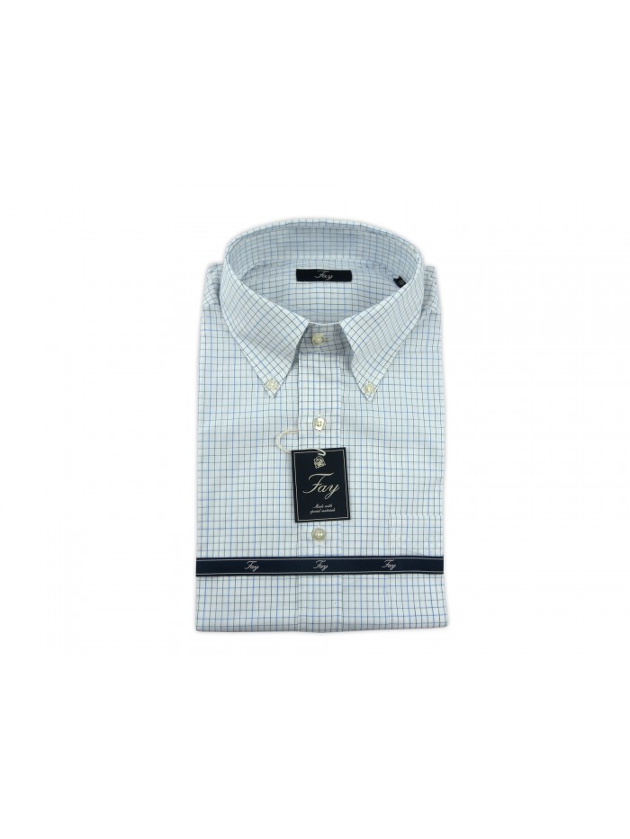 Fay Man shirt Mod. Buttons Down Art. NCMA1182600 Square Fay Man shirt Mod. Buttons Down Art. NCMA1182600 Square