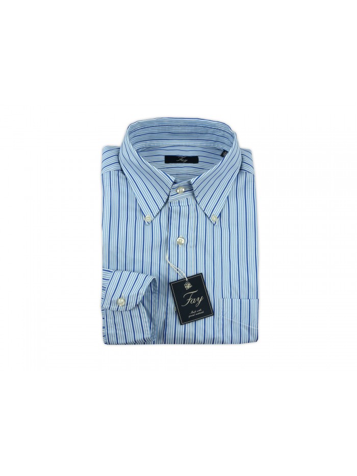 Fay Man shirt Mod. Buttons Down Art. NCMA1182600 Rows Fay Man shirt Mod. Buttons Down Art. NCMA1182600 Rows