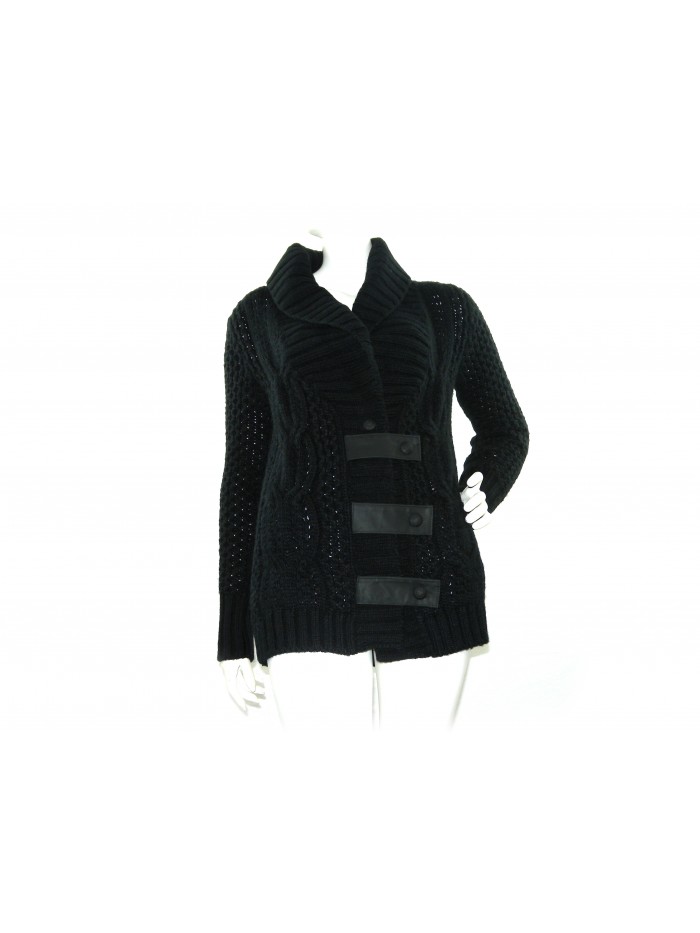 Karl Lagerfeld Women's Cardigan Sweater Mod. 81518 Black Karl Lagerfeld Women's Cardigan Sweater Mod. 81518 Black