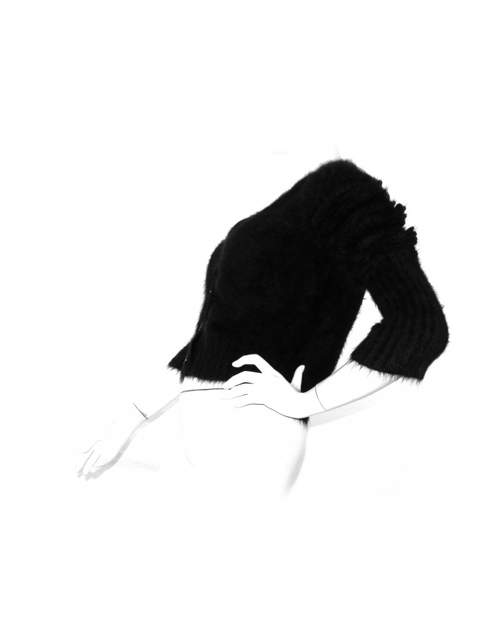 Karl Lagerfeld Maglia Donna Nero Mod. KARMAGD 1376 Corta Nero