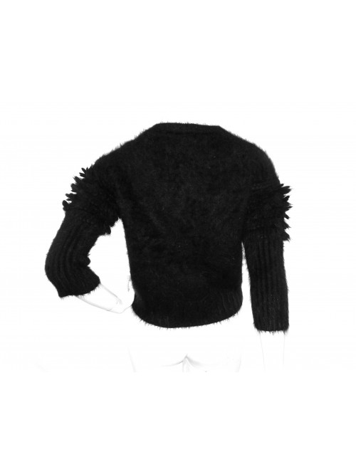 Karl Lagerfeld Maglia Donna Nero Mod. KARMAGD 1376 Corta Nero