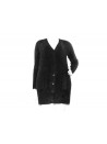 Karl Lagerfeld Women's Cardigan Sweater Black Mod. KARMAGD 1376 Long Black