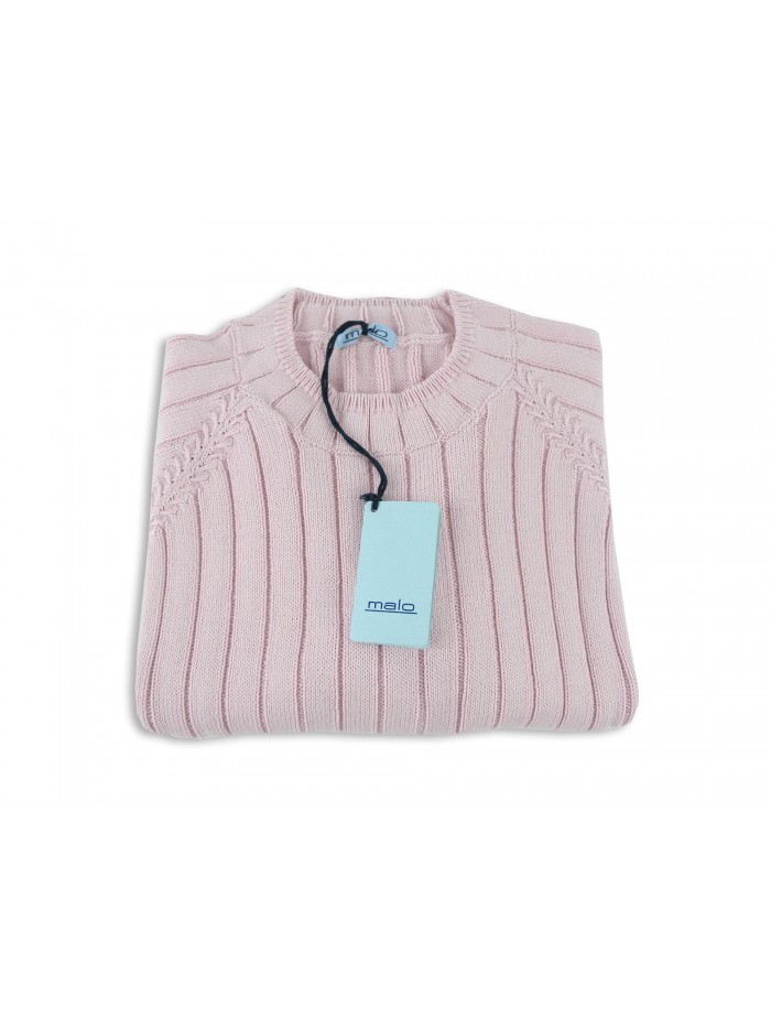 Malo Women's Jersey Mod. vertical lines Pink