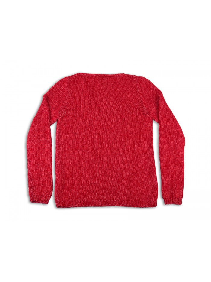 Malo Maglia Donna Mod. collo a V Treccia