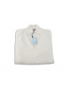 Malo Women's Shirt Mod. V-Neck White Milk Polo