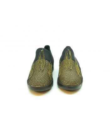 Women's Sneakers Diamante embroidered fabric with sequins striped decoration comfortable and casual rubber sole. 2