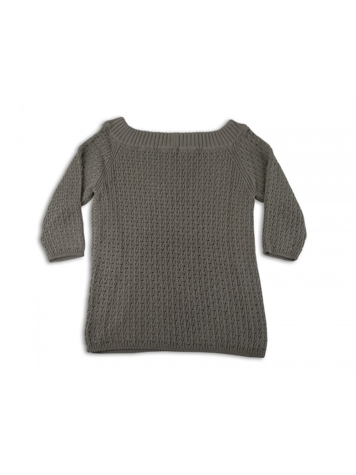 Malo Jersey Woman Mod. Short Sleeve Turtledove laces