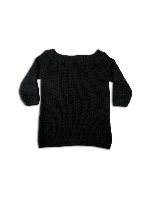 Malo Jersey Woman Mod. Short sleeve black laces