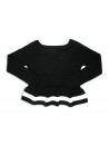 Blugirl® Women's Volant Cream Band Sweater